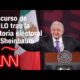 Discurso de López Obrador tras la victoria electoral de Claudia Sheinbaum