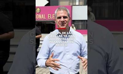 El 99% de las casillas electorales en #México, ya han sido instaladas #eleccionesméxico