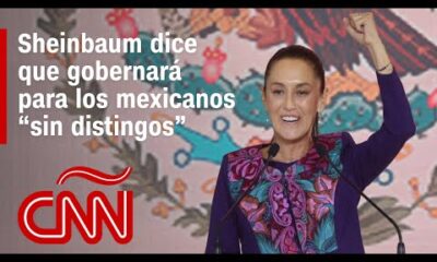 El discurso completo de Claudia Sheinbaum, ganadora de las elecciones presidenciales de México