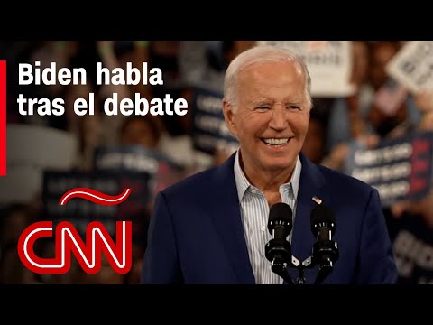 El discurso completo de Joe Biden tras el debate presidencial con Donald Trump