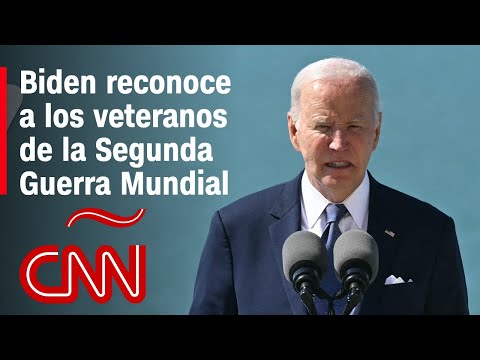 El discurso de Biden reconociendo a los veteranos de la Segunda Guerra Mundial