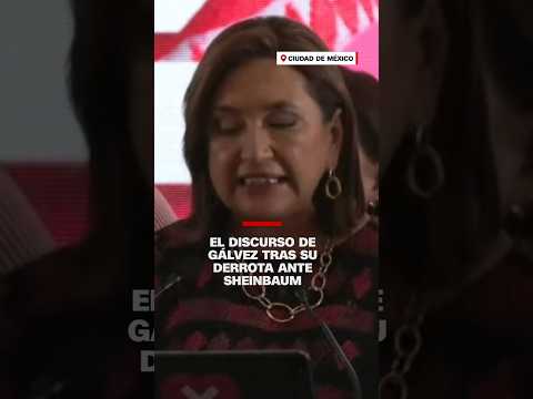 El discurso de #Gálvez tras su derrota ante #Sheinbaum El discurso de #Gálvez tras su derrota ante #Sheinbaum