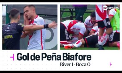 El gol de Leandro PeÃ±a Biafore para #River ante #Boca en el SuperclÃ¡sico de Reserva