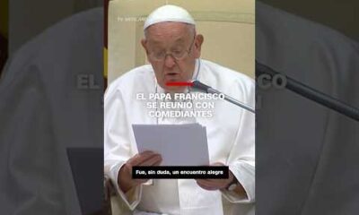 El papa Francisco se reunió con comediantes