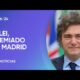 El presidente Javier Milei recibió dos condecoraciones en Madrid