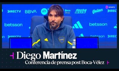 EN VIVO: Diego MartÃ­nez habla en conferencia de prensa tras Boca vs. VÃ©lez