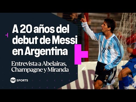 Entrevista a Abelairas, Champagne y Miranda a 20 aÃ±os del debut en la Argentina de Lionel #Messi
