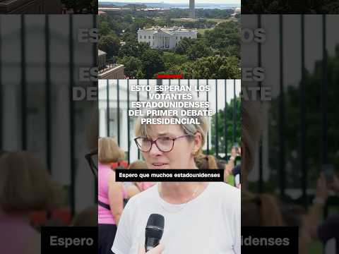 Esto esperan los #votantes #estadounidenses del primer debate presidencial
