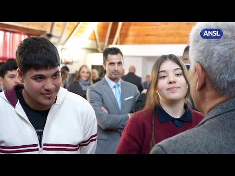 Facundo Escudero, alumno de la escuela Cabo Principal Fabricio Alcaraz