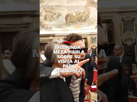 Florinda Meza habla sobre su visita al papa Francisco