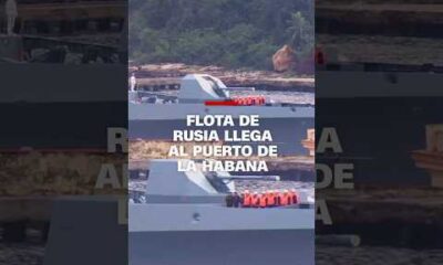 Flota de Rusia llega al puerto de La Habana