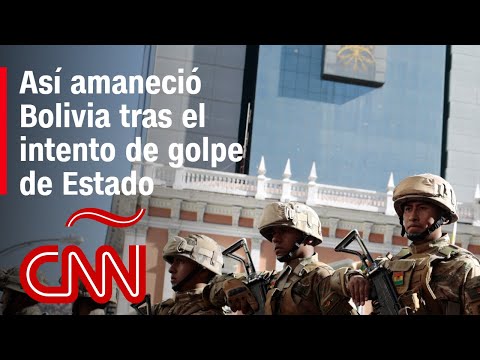 “Hay absoluta normalidad”, dijo a CNN el ministro de Defensa de Bolivia tras intentona golpista