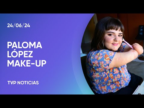 Influencers y discapacidad: se volvió viral por sus maquillajes