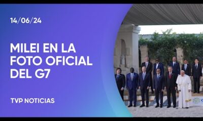 Javier Milei en la cumbre de jefes de Estado del G7