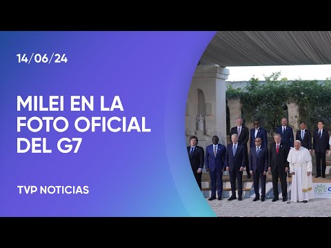 Javier Milei en la cumbre de jefes de Estado del G7 Javier Milei en la cumbre de jefes de Estado del G7
