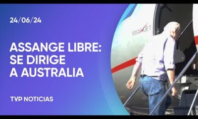 Julian Assange salió en libertad