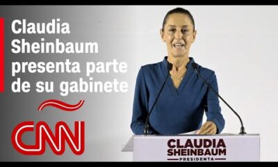 La presentación de una parte del gabinete de Claudia Sheinbaum, ganadora de las elecciones de México