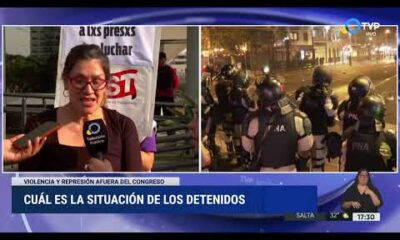 La situación de los detenidos en Congreso