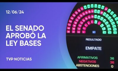 Ley Bases: el Senado aprobó el proyecto en general con el desempate de Villarruel