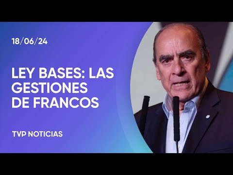 Ley Bases: Francos se reunió con gobernadores