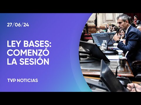 Ley Bases y paquete fiscal: comenzó la sesión