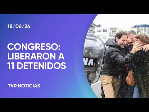 Manifestación por Ley Bases: la jueza liberó a 11 detenidos más Manifestación por Ley Bases: la jueza liberó a 11 detenidos más