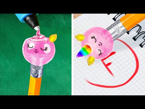 Manualidades y trucos escolares divertidos que te encantarán 📚🎨 ¡Prepárate para la escuela!