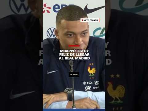 #Mbappé: Estoy feliz de llegar al Real Madrid #Mbappé: Estoy feliz de llegar al Real Madrid