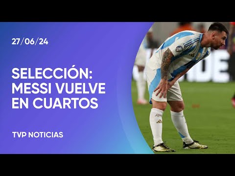 Messi, afuera del partido del sábado ante Perú Messi, afuera del partido del sábado ante Perú