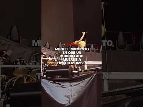 Mira el momento en que un #murciélago muerde a Taylor Momsen