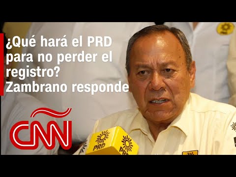 “No hemos tirado la toalla”: Jesús Zambrano, sobre la pérdida de registro del PRD “No hemos tirado la toalla”: Jesús Zambrano, sobre la pérdida de registro del PRD