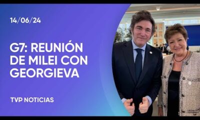 Reunión clave de Milei con Kristalina Georgieva en el G7