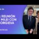 Reunión clave de Milei con Kristalina Georgieva en el G7