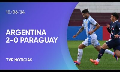 Sub 23: Argentina venció 2 a 0 a Paraguay