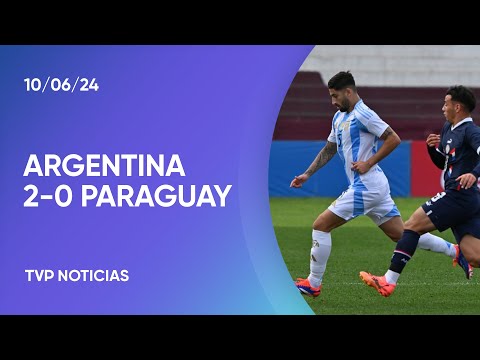 Sub 23: Argentina venció 2 a 0 a Paraguay