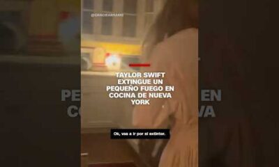 Taylor Swift extingue un pequeño fuego en cocina de Nueva York