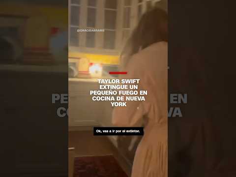 Taylor Swift extingue un pequeño fuego en cocina de Nueva York Taylor Swift extingue un pequeño fuego en cocina de Nueva York