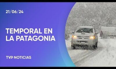 Temporal en la Patagonia: serios inconvenientes por las fuertes nevadas