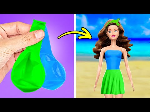 Transformaciones fantásticas de muñecas Barbie 💖🎨 Manualidades y trucos para muñecas Transformaciones fantásticas de muñecas Barbie 💖🎨 Manualidades y trucos para muñecas