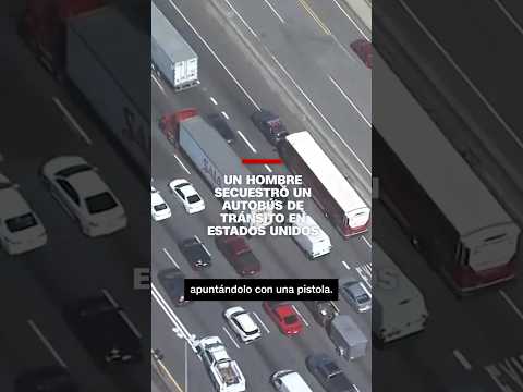 Un hombre secuestró un autobús de tránsito en Estados Unidos