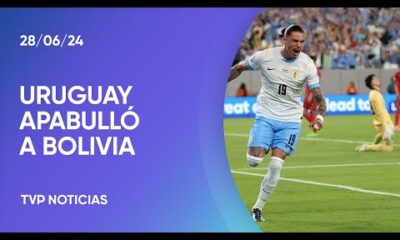 Uruguay goleó a Bolivia 5-0