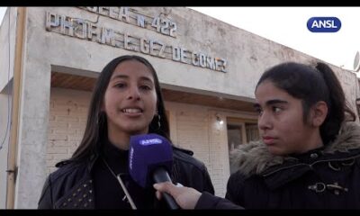 Aimara Gómez, estudiante de la Escuela N°422 ‘Profesora M. E. Gez de Gómez’