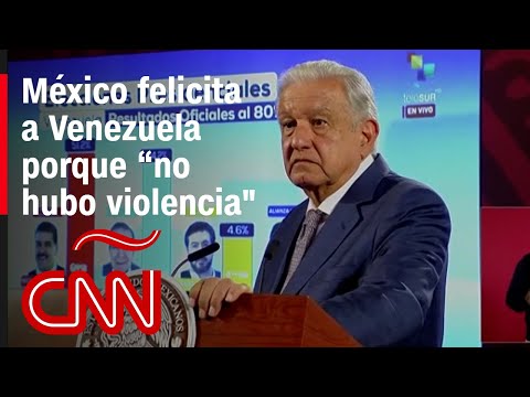 AMLO sobre elecciones en Venezuela : “Vamos a esperar a que terminen de contar los votos” AMLO sobre elecciones en Venezuela : “Vamos a esperar a que terminen de contar los votos”