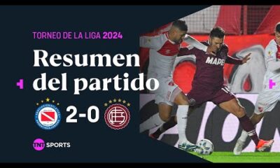 ARGENTINOS cortÃ³ la racha de derrotas frente a LANÃS | #Argentinos 2-0 #Lanus | Resumen