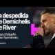 AsÃ­ fue la despedida de MartÃ­n Demichelis tras el triunfo de River sobre Sarmiento