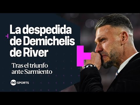 AsÃ­ fue la despedida de MartÃ­n Demichelis tras el triunfo de River sobre Sarmiento