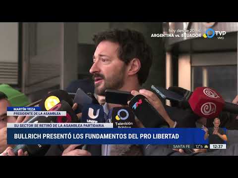 Asamblea del PRO: el sector de Bullrich se retiró del encuentro