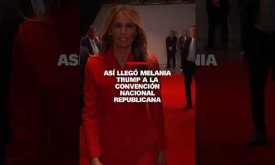 Así fue la llegada de Melania #Trump a la Convención Nacional Republicana