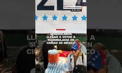 Así llegaron a votar #venezolanos a su embajada en Ciudad de #México