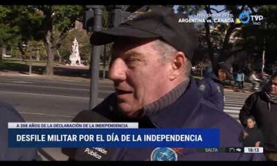 Así se vivió el desfile militar que se realizó para celebrar la Independencia